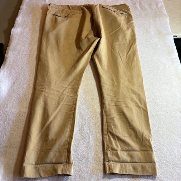 RRL Ralph Lauren Supply Military Officers Field Trousers Khaki Cotton Men 40x28 - Picture 11 of 13